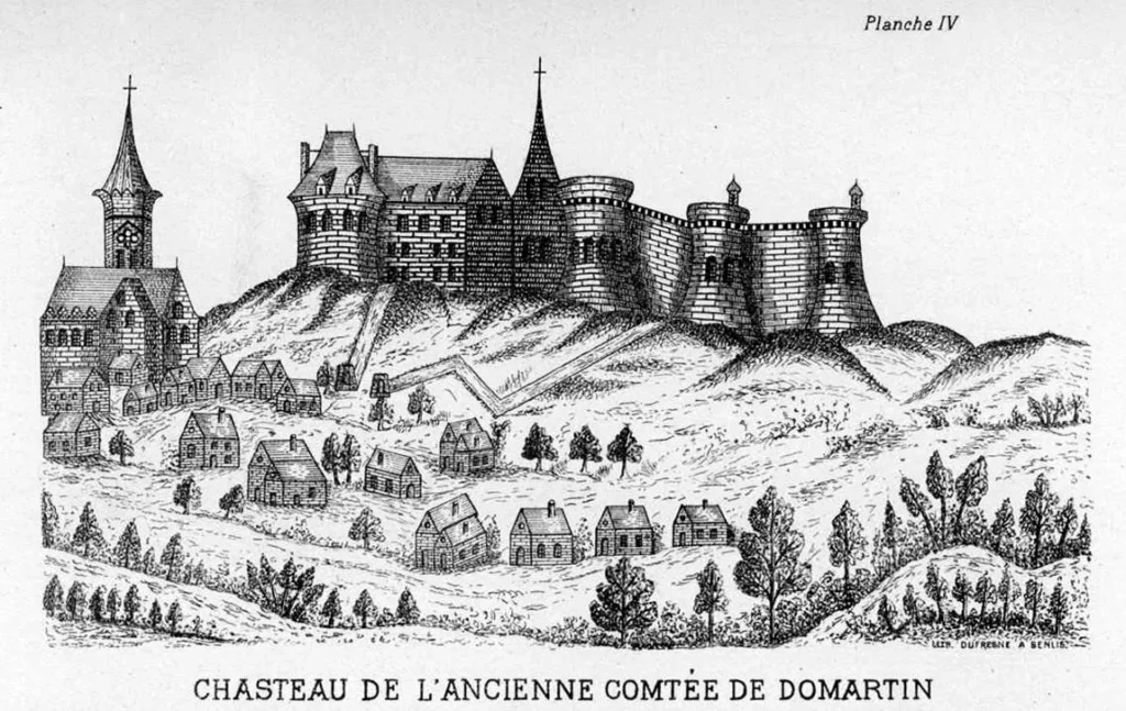 Gravure du château de Dammartin-en-Goële
