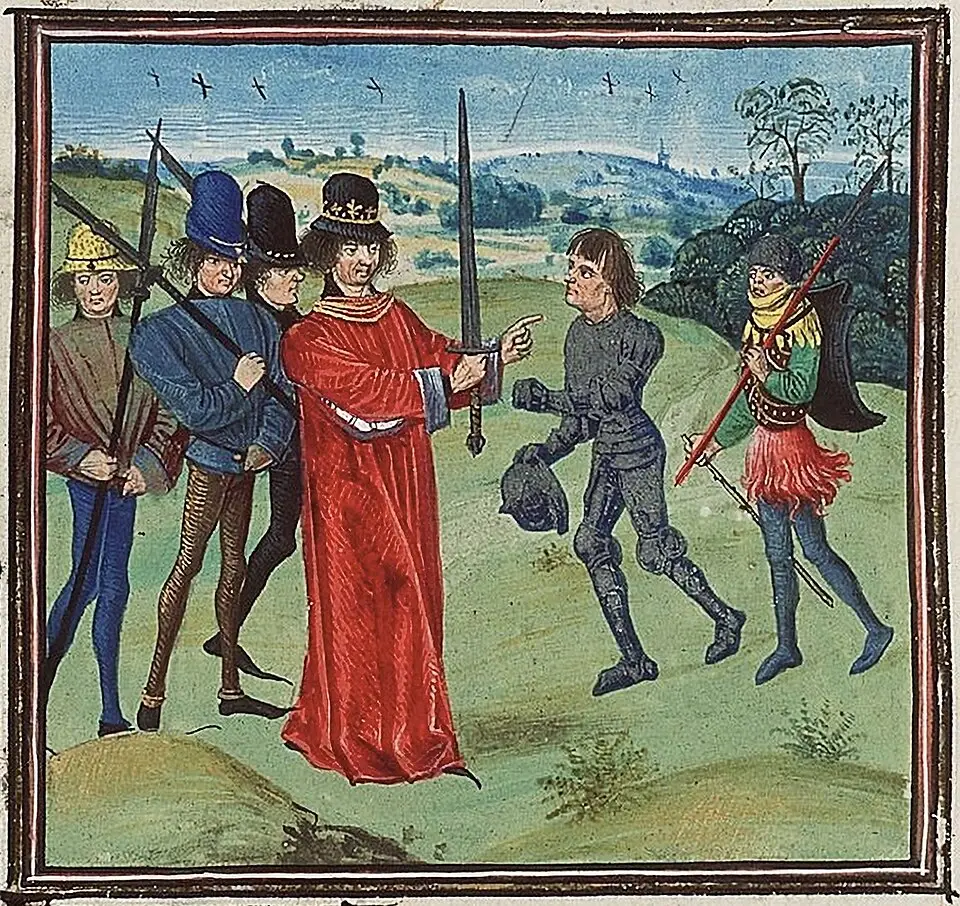 Investiture de Baudouin Bras de Fer, par Charles le Chauve