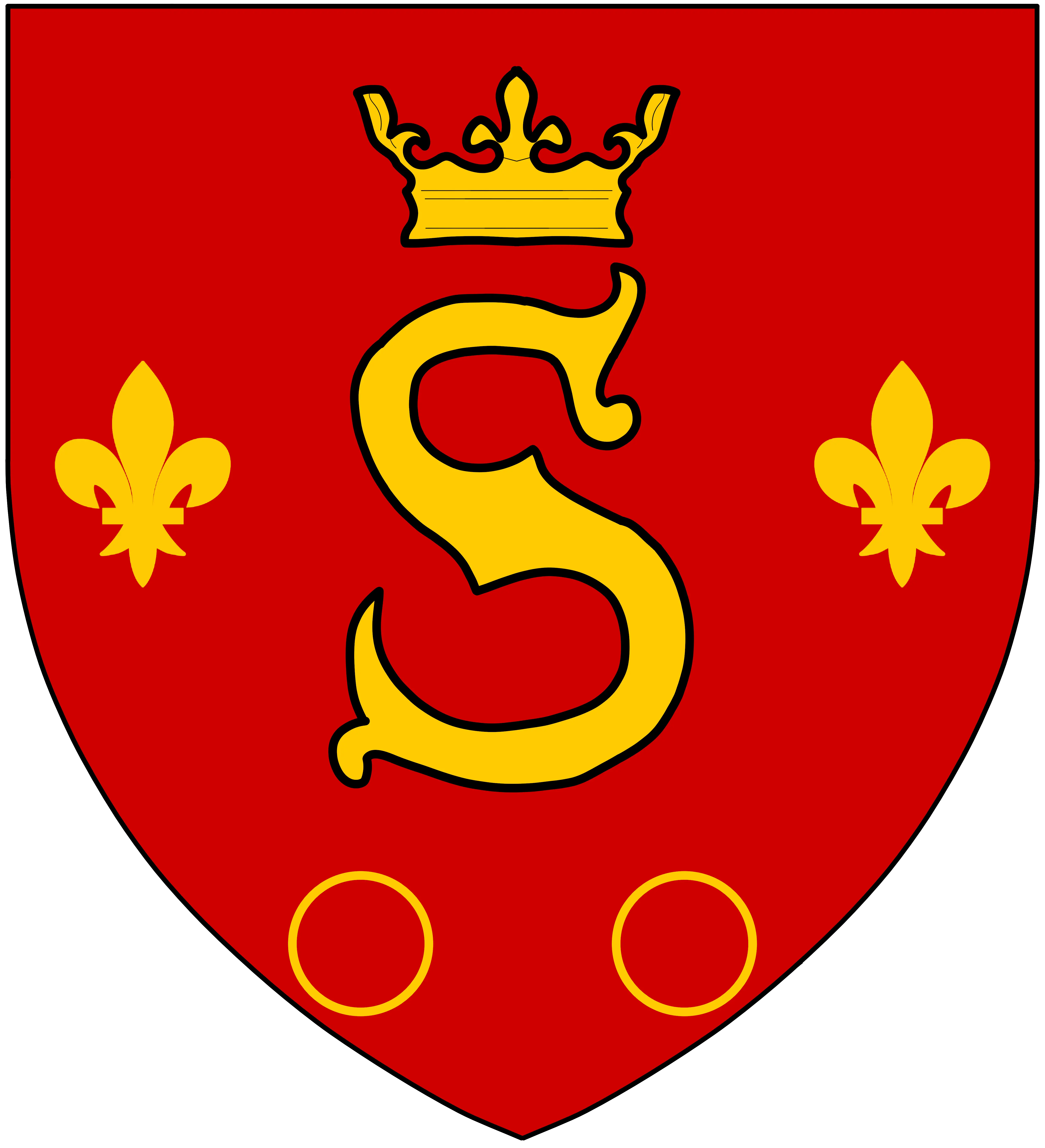 Le blason de la ville de Sisteron
