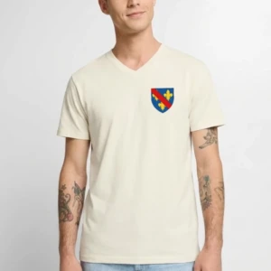 blason-du-bourbonnais-t-shirt-encolure-en-v-premium-bio-homme (2)